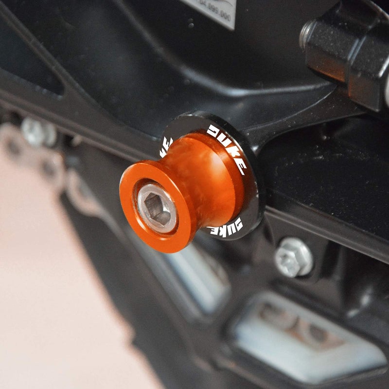 FREAXLL Universale M10 Motorcycle Swing arm Sliders Spools for Duke 125 200 300 390 RC125 RC200 RC390 690 790 890 990 1090 1190 1290 Adventure (Orange) - Image 2